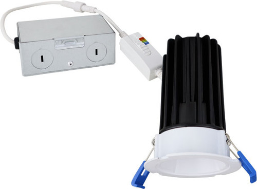 Elco ERT2HL08CT5 Elm System Contemporary Recessed LED Light 2" 850 Lumen Elm Round Recessed LED Light Downlight with 5-CCT Switch