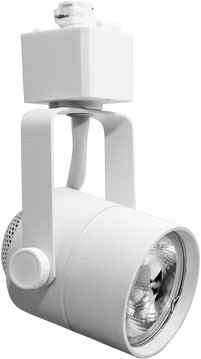 Elco ET62530DW Cleat Contemporary White LED Track Lighting Fixture Head