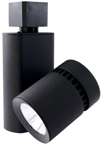 Elco ET743DB Magnus Modern Black LED 15 Degree Spread Track Light