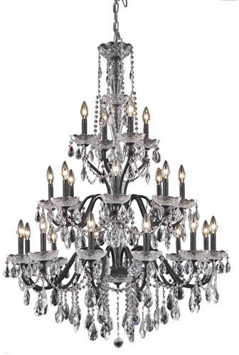 Elegant 2016G36DB-RC St. Francis Dark Bronze Ceiling Chandelier