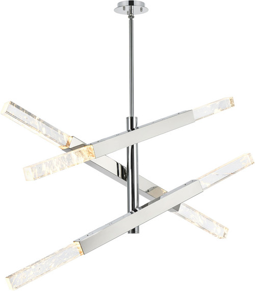 Elegant 2085L3C Ari Chrome Chandelier Light