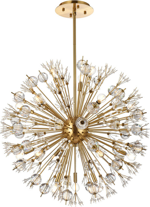 Elegant 2500D32SG Vera Modern Gold 32" Hanging Light