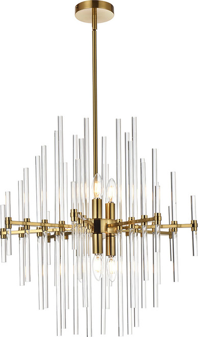 Elegant 2502D23SG Sienna Modern Gold 23" Hanging Light