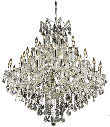 Elegant 2800G44C-RC Maria Theresa Chrome Chandelier Lighting