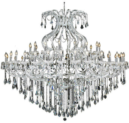Elegant 2801G72C-RC Maria Theresa Chrome Chandelier Light