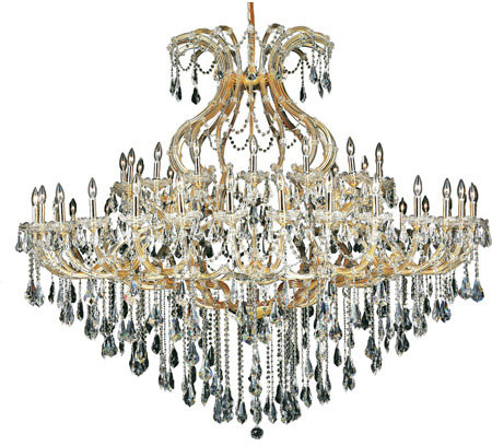 Elegant 2801G72G-RC Maria Theresa Gold Hanging Chandelier