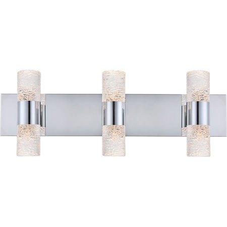 Elegant 5200W24C Vega Modern Chrome LED Wall Sconce Lighting
