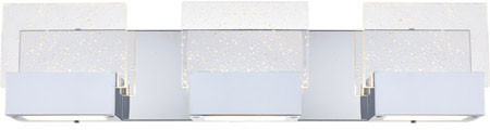 Elegant 5301W22C Pollux Chrome LED 3-Light Bath Sconce