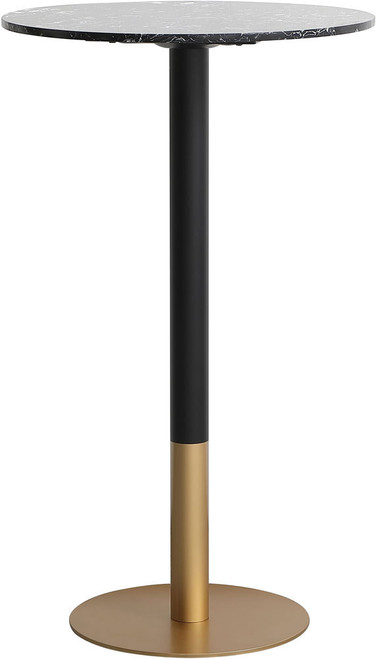 Elegant AF110224BK Ronan Contemporary Black Pub Table