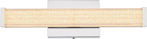 Elegant LD303W16C Jaxx Modern Chrome LED 16" Bathroom Lighting Fixture