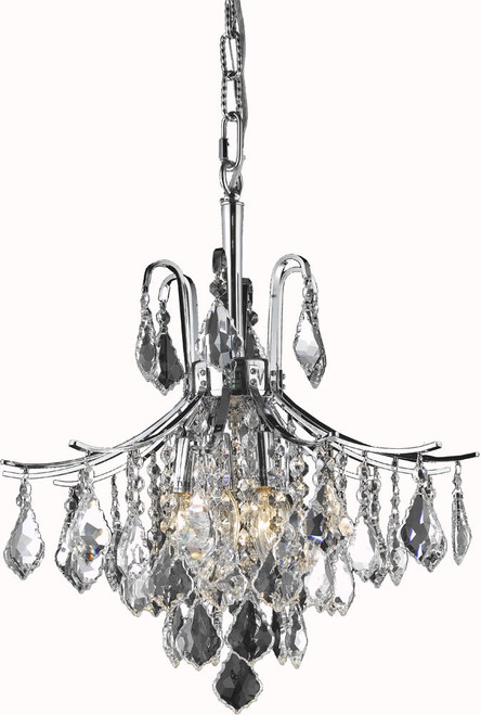 Elegant LD8100D16C Amelia Chrome Pendant Hanging Light