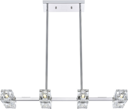 Elegant LD920D30C Lyra Chrome Island Lighting