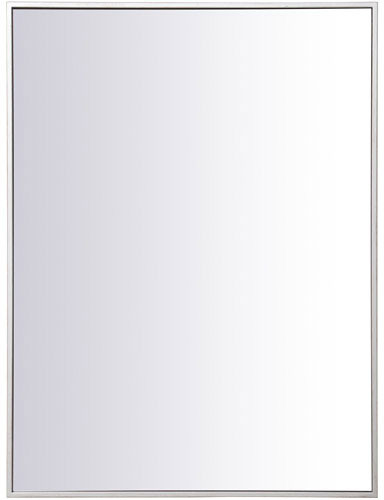Elegant MR42736S Monet Silver Wall Mounted Mirror