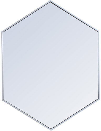 Elegant MR4430S Decker Silver Wall Mirror