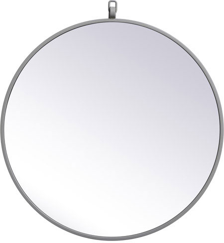 Elegant MR4721GR Rowan Grey Wall Mounted Mirror