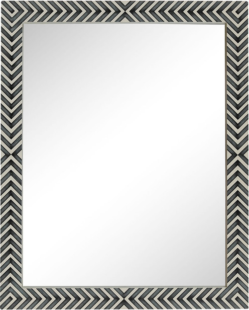 Elegant MR53240 Oullette Contemporary Chevron Wall Mirror