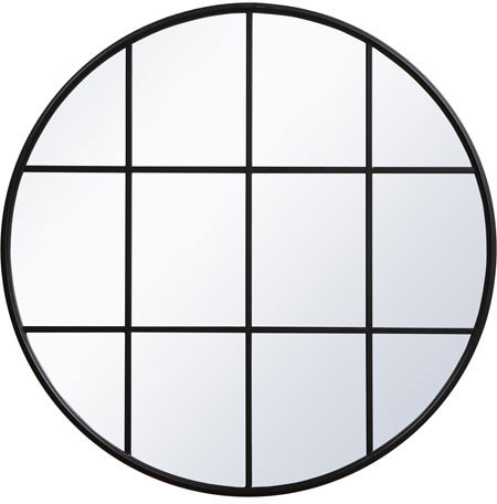 Elegant MR634242BK Motif Black Wall Mounted Mirror