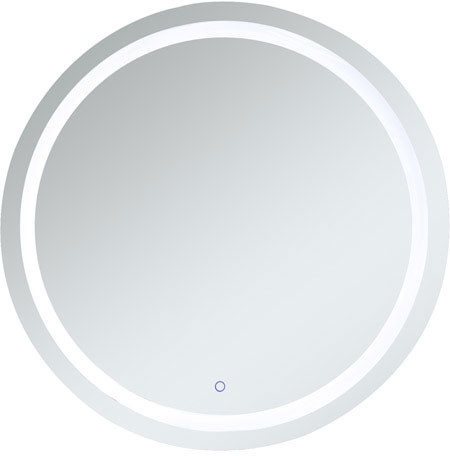 Elegant MRE24242 Helios Contemporary Silver LED Wall Mounted Mirror