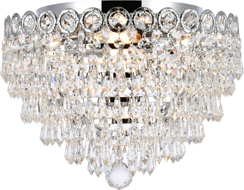 Elegant V1902F14C/RC Century Chrome 14" Home Ceiling Lighting