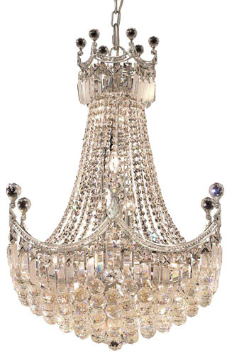 Elegant V8949D24C/RC Corona Chrome Pendant Lighting