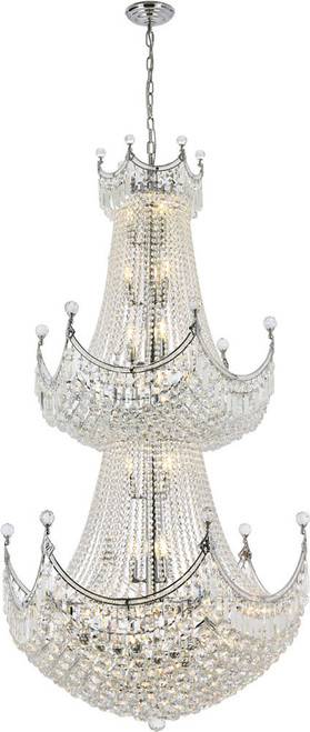 Elegant V8949G36C/RC Corona Chrome Drop Lighting