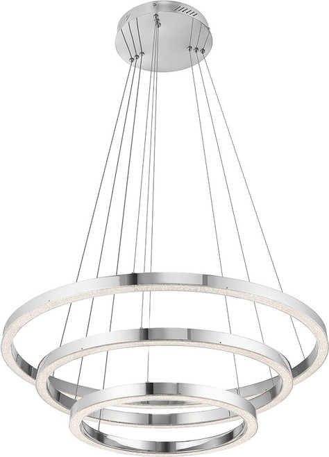 Elan 83863 Opus Modern Chrome LED Multi Pendant Light
