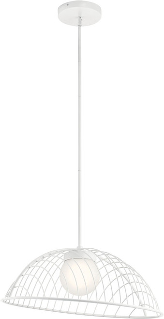 Elan 84095WH Clevo Modern White LED Drop Lighting Fixture