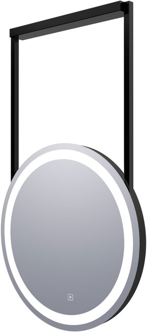 Electric Mirror ELI49-30-BK05 Elite Modern Matte Black LED Wall Mirror