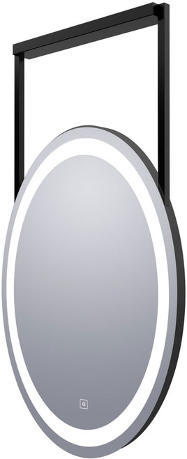 Electric Mirror ELI55-3042-BK05 Elite Modern Matte Black LED Wall Mirror