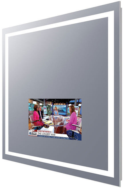 Electric Mirror INT-215-AV-3642 Integrity Contemporary LED 21" Rectangular Wall Mounted Mirror with TV Display