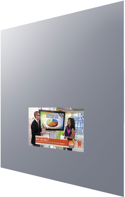 Electric Mirror LOF-156-AV-6040 Loft Modern LED 15" Rectangular Wall Mirror w/ Television Display