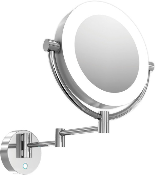 Electric Mirror MM-CHR-WM-CH01 Charm Contemporary Chrome LED Wall Mounted Mirror