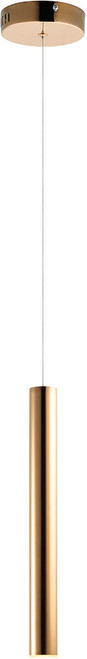 ET2 E10011-RG Flute Modern Rose Gold LED Mini Drop Ceiling Lighting