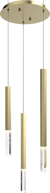 ET2 E11023-95GLD Diaphane Contemporary Gold LED Multi Ceiling Pendant Light