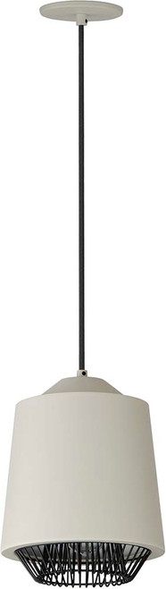 ET2 E11390-GYBK Phoenix Modern Gray / Black LED Mini Hanging Pendant Lighting