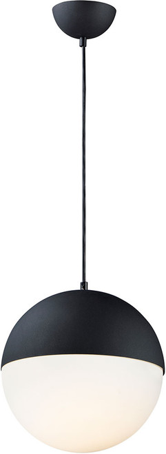 ET2 E20366-92BK Half Moon Modern Black LED Mini Drop Ceiling Lighting
