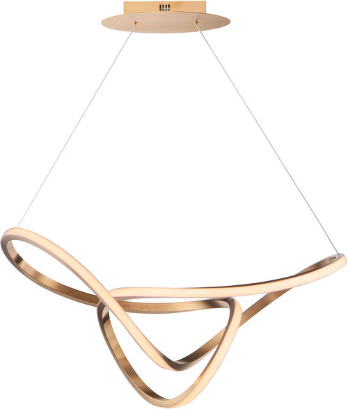 ET2 E20454-BCN Perpetual Modern Gold LED 32" Ceiling Pendant Light