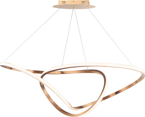 ET2 E20456-BCN Perpetual Modern Gold LED 46" Drop Ceiling Light Fixture
