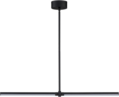 ET2 E21355-BK Dorian Contemporary Black LED Island Lighting