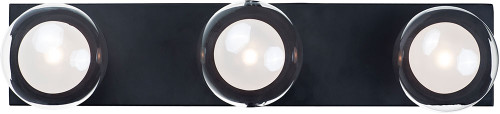 ET2 E21453-93BK Pod Modern Black LED 3-Light Lighting For Bathroom