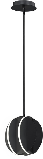 ET2 E21482-BK Interval Modern Black LED Mini Pendant Light