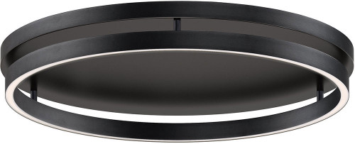 ET2 E22720-BK Groove Modern Black LED Ceiling Lighting