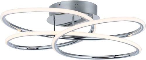 ET2 E24134-PC Coaster Modern Polished Chrome LED Ceiling Light Fixture