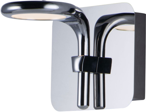 ET2 E24141-PC Cobra Contemporary Polished Chrome LED Wall Sconce Lighting