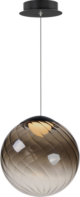 ET2 E24189-138BK Planetary Modern Black LED Mini Pendant Light