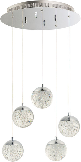 ET2 E24264-91PC Orb II Contemporary Polished Chrome LED Multi Lighting Pendant