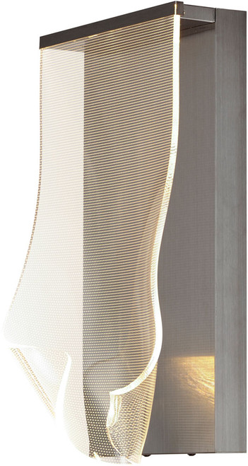ET2 E24871-133BGM Rinkle Modern Brushed Gunmetal LED Wall Sconce Lighting