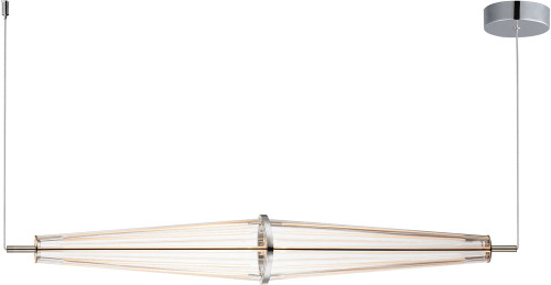 ET2 E24894-133PC Quasar Contemporary Polished Chrome LED Kitchen Island Lighting