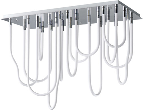 ET2 E24989-PC Soleil Contemporary Polished Chrome LED Overhead Light Fixture