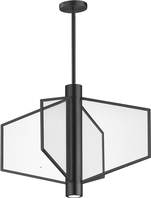 ET2 E25132-133BK Telstar Contemporary Black LED 26" Drop Lighting